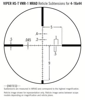 Vortex Viper HS-T 6-24x50 VMR-1 MRAD